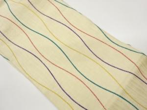 よろけ縞模様名古屋帯